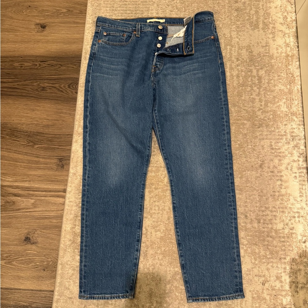 Levi's Wedge High Rise Blue Jeans